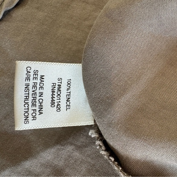 Love Fire Women’s Shirt Dress Size M Olive Green - Picture 4 of 7